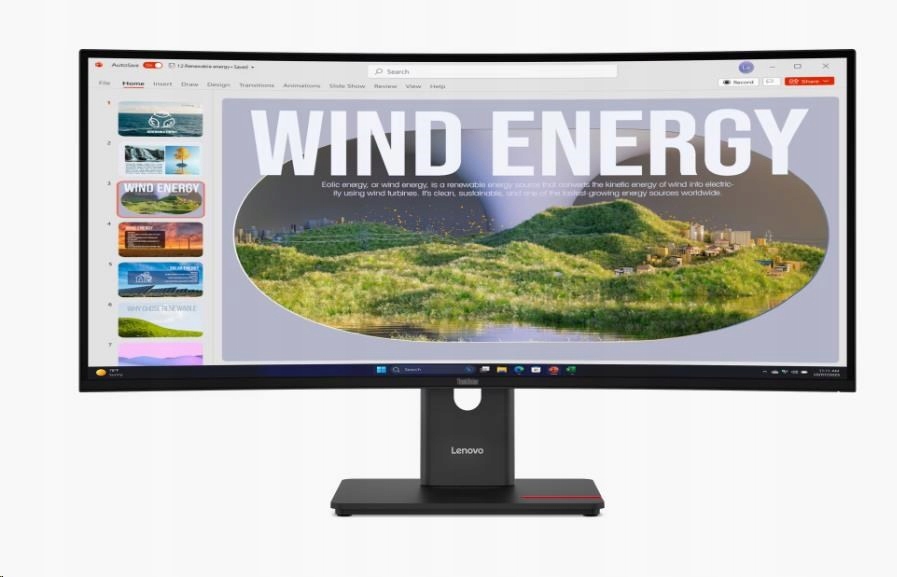 Lenovo LCD ThinkVision T34WD-40- 34", Ips, mat, 21:9, 3440x1440, 178/ 178…