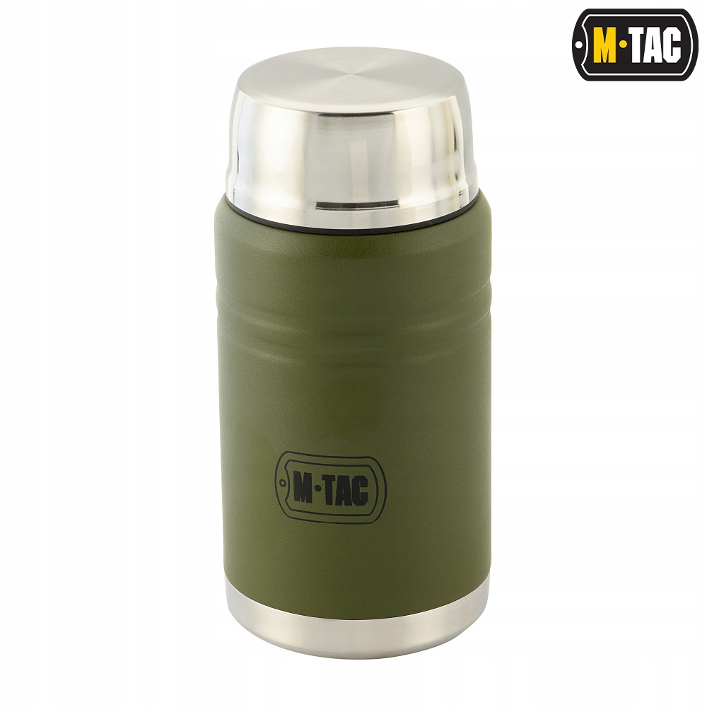Termos obiadowy termiczny 750 ml M-Tac ze składaną łyżką olive