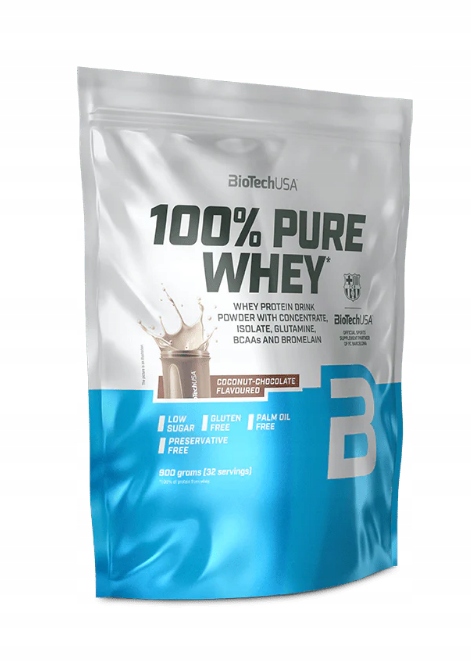 BioTech Usa 100% Pure Whey 900 g Coconut Chocolate Wpc Protein