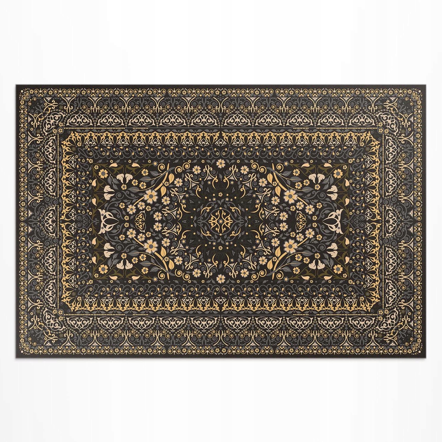 Koberec Vinylový Balkonový Uv Rostlinné dekorace ornamentální vzor 60x90 cm