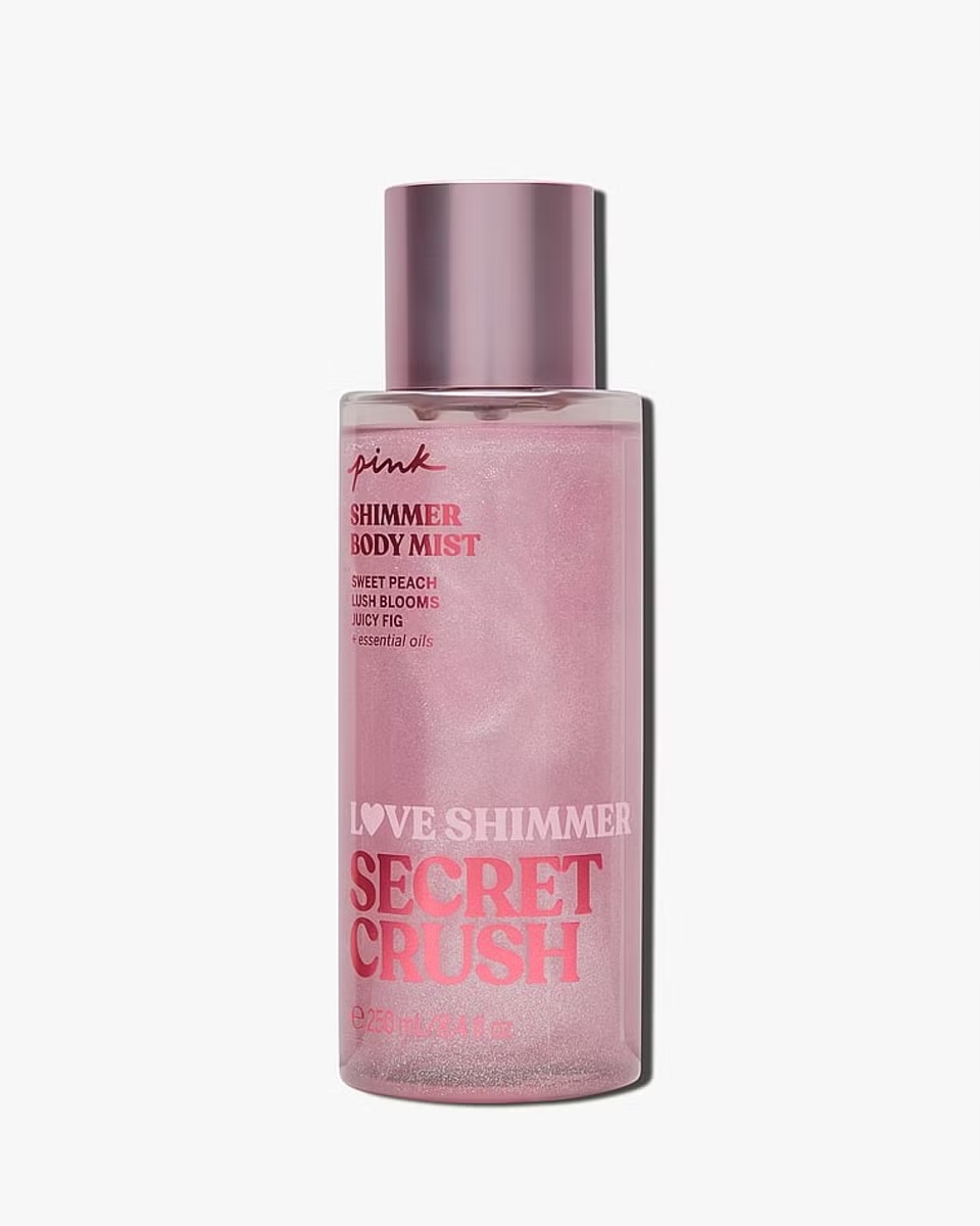 Victoria's Secret Pink Secret Crush se třpytkami tělový sprej 250ml