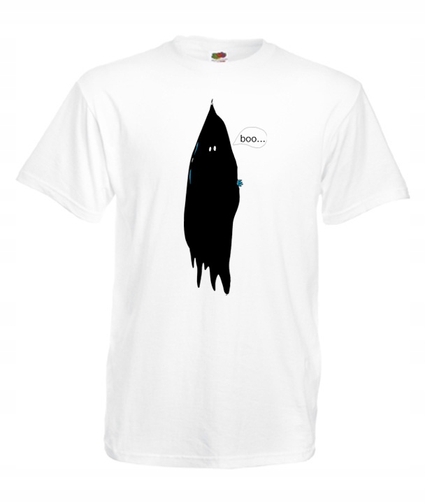 

L Koszulka Męska Duch Ghost Boo Śmieszne Wzór
