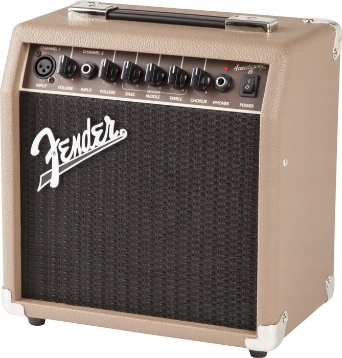 FENDER ACOUSTASONIC 15W COMBO AKUSTYCZNE WZMACNIACZ GITAROWY 10W Marka Fender