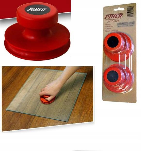 PIHER ZESTAW PRZYSSAWEK RĘCZNYCH SZYB SZKŁA PŁYTEK