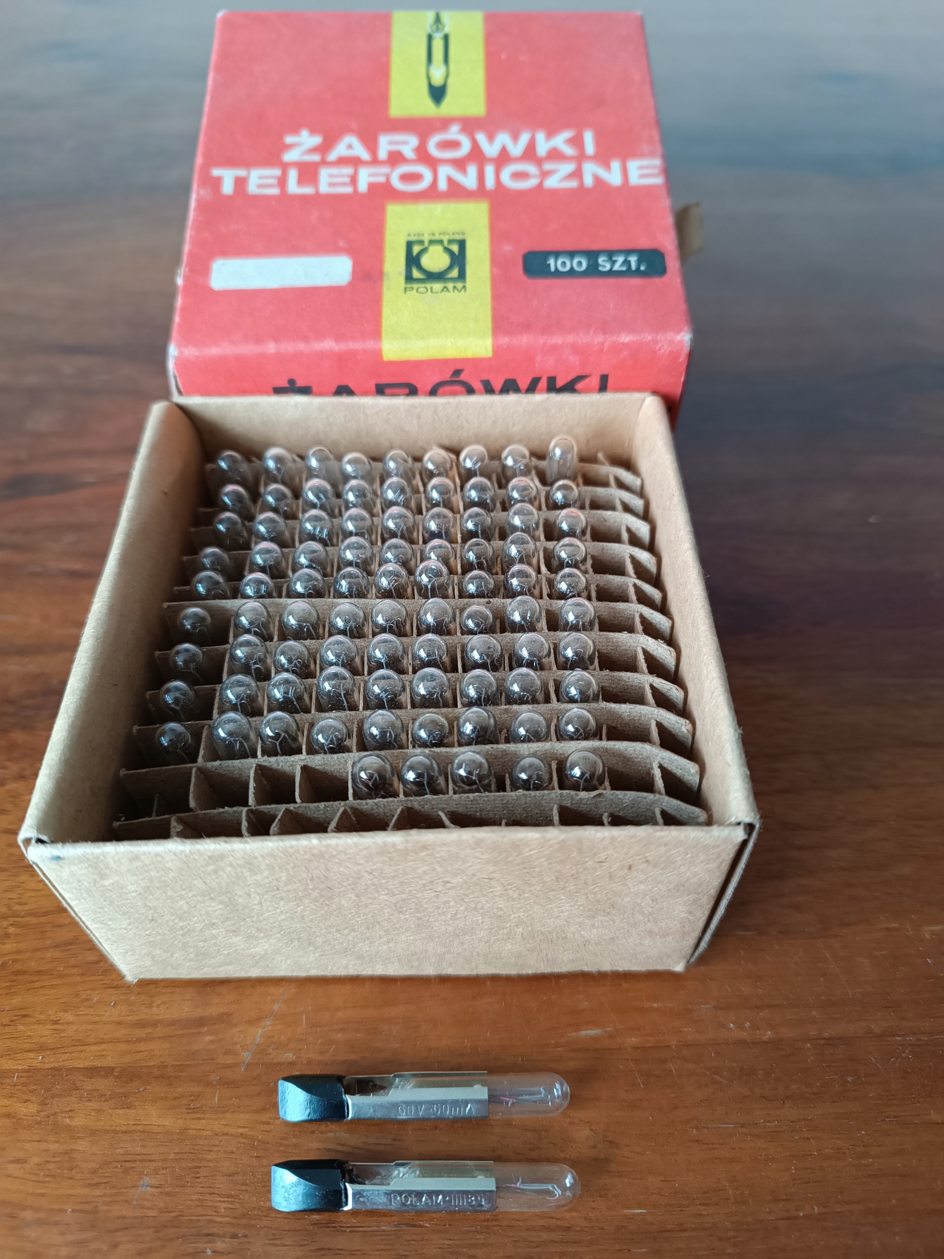żarówka telefoniczna 24V 80 mA Polam PRL