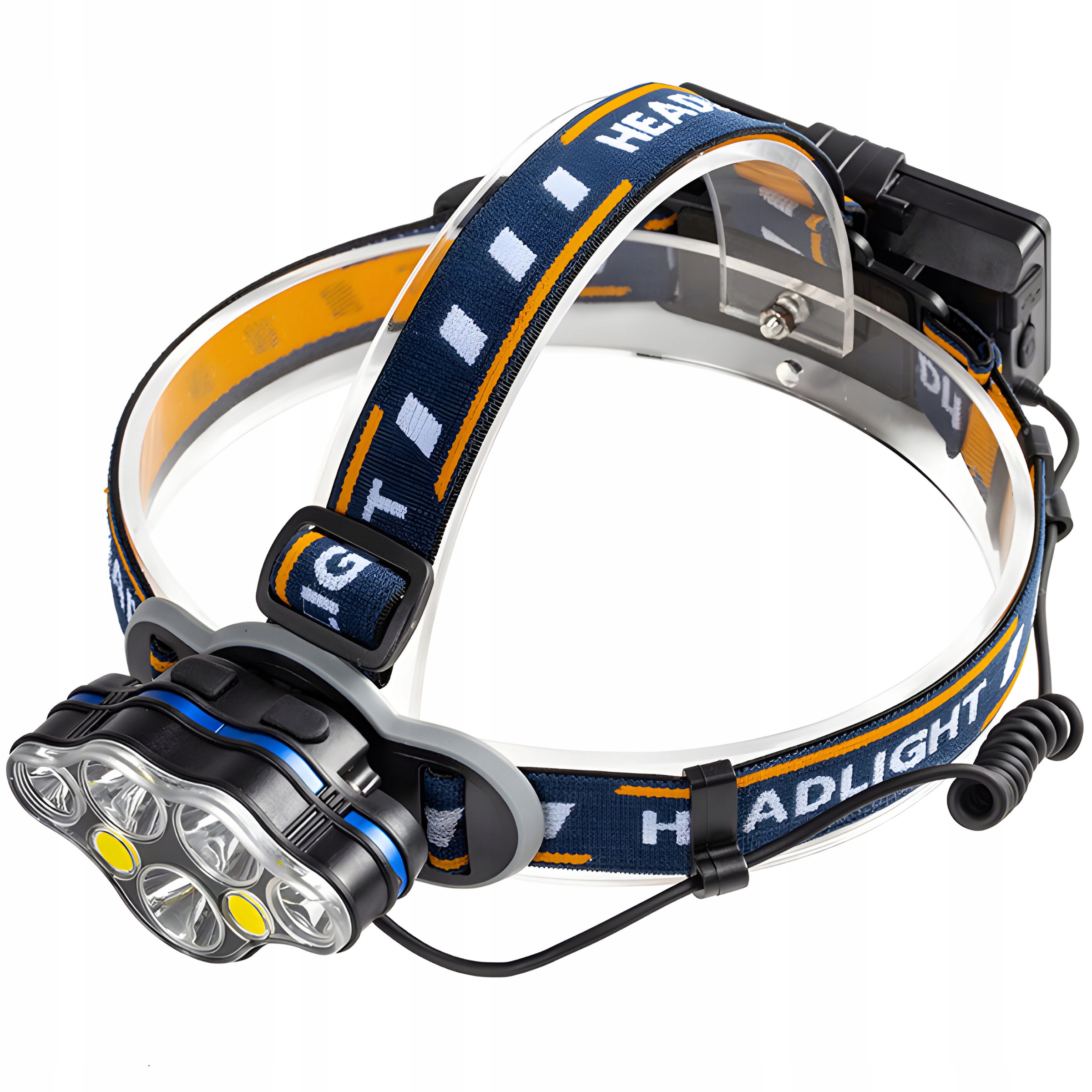 LATARKA CZOŁOWA 8 LED CREE COB CZOŁÓWKA MOCNA WODOODPORNA NA GŁOWĘ USB Model S148