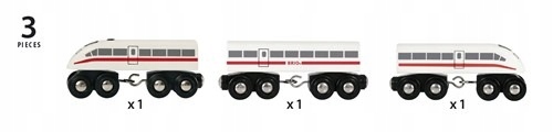 Белый экспресс поезд со звуком мир BRIO 3 + Состояние оригинальная упаковка
