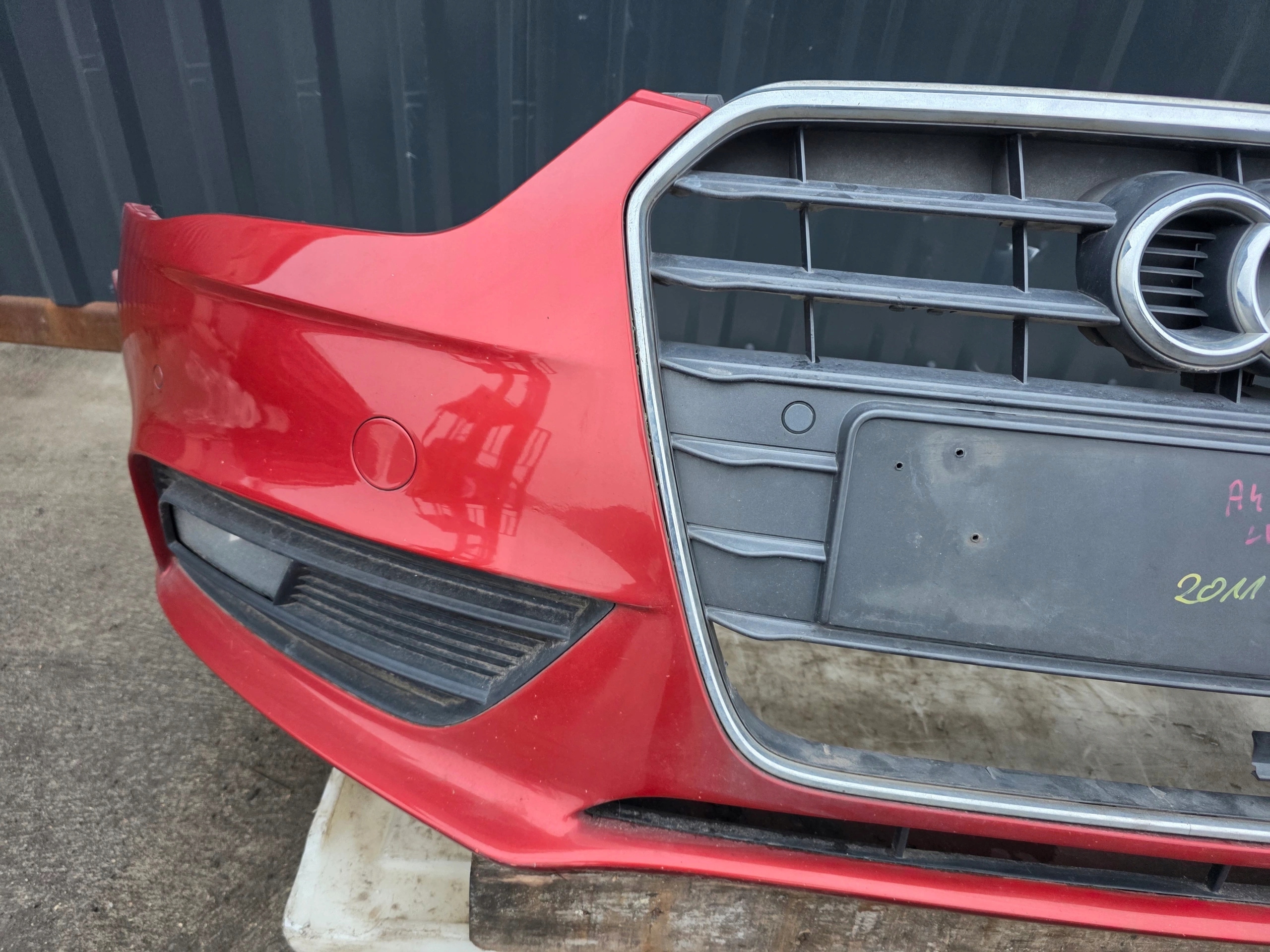 bumper front complete AUDI A4 B8 LIFT 2011-2016 LY3M PDC original !!!