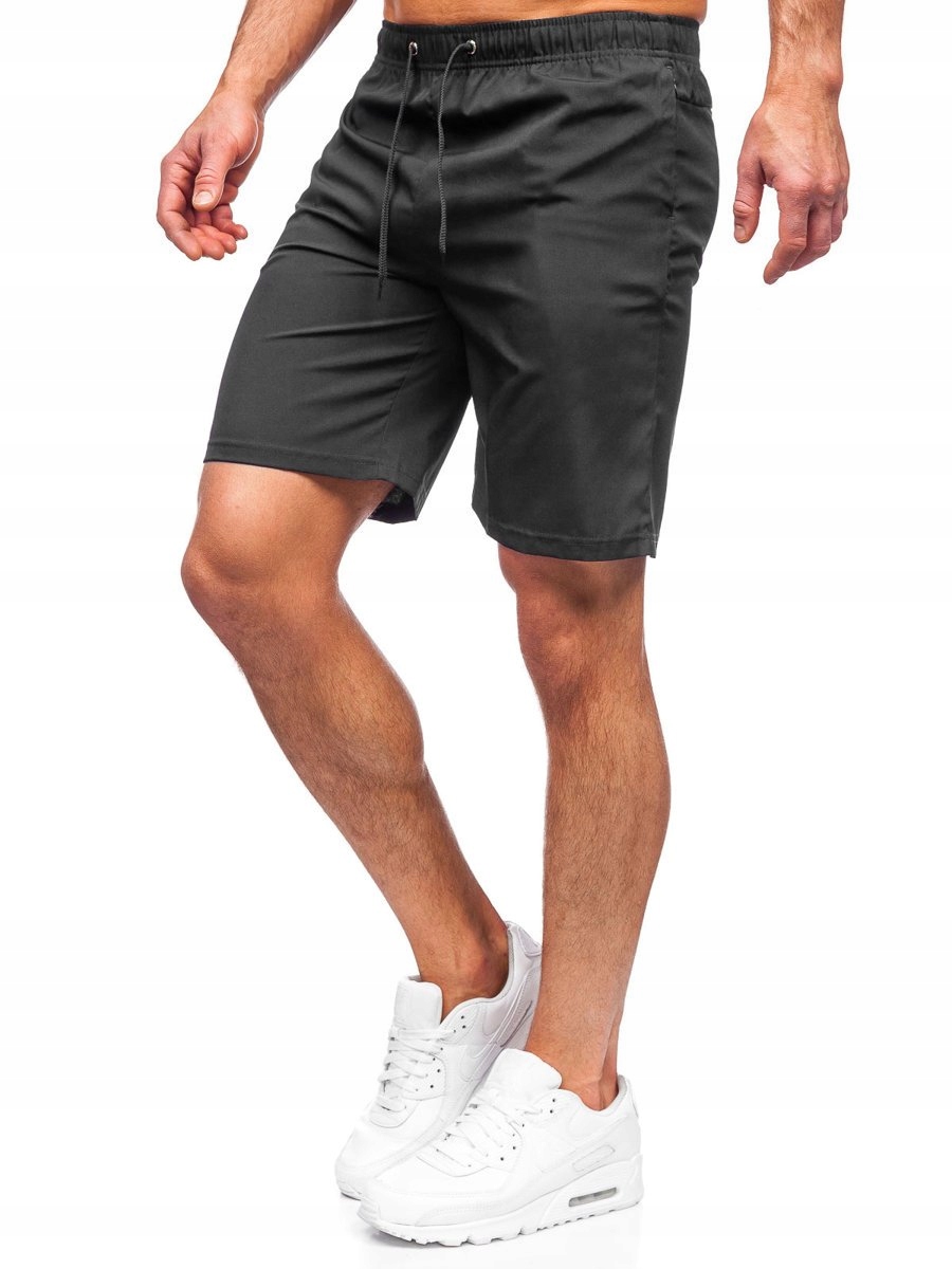 

Krótkie Spodenki Męskie Czarne HH037 DENLEY_2XL