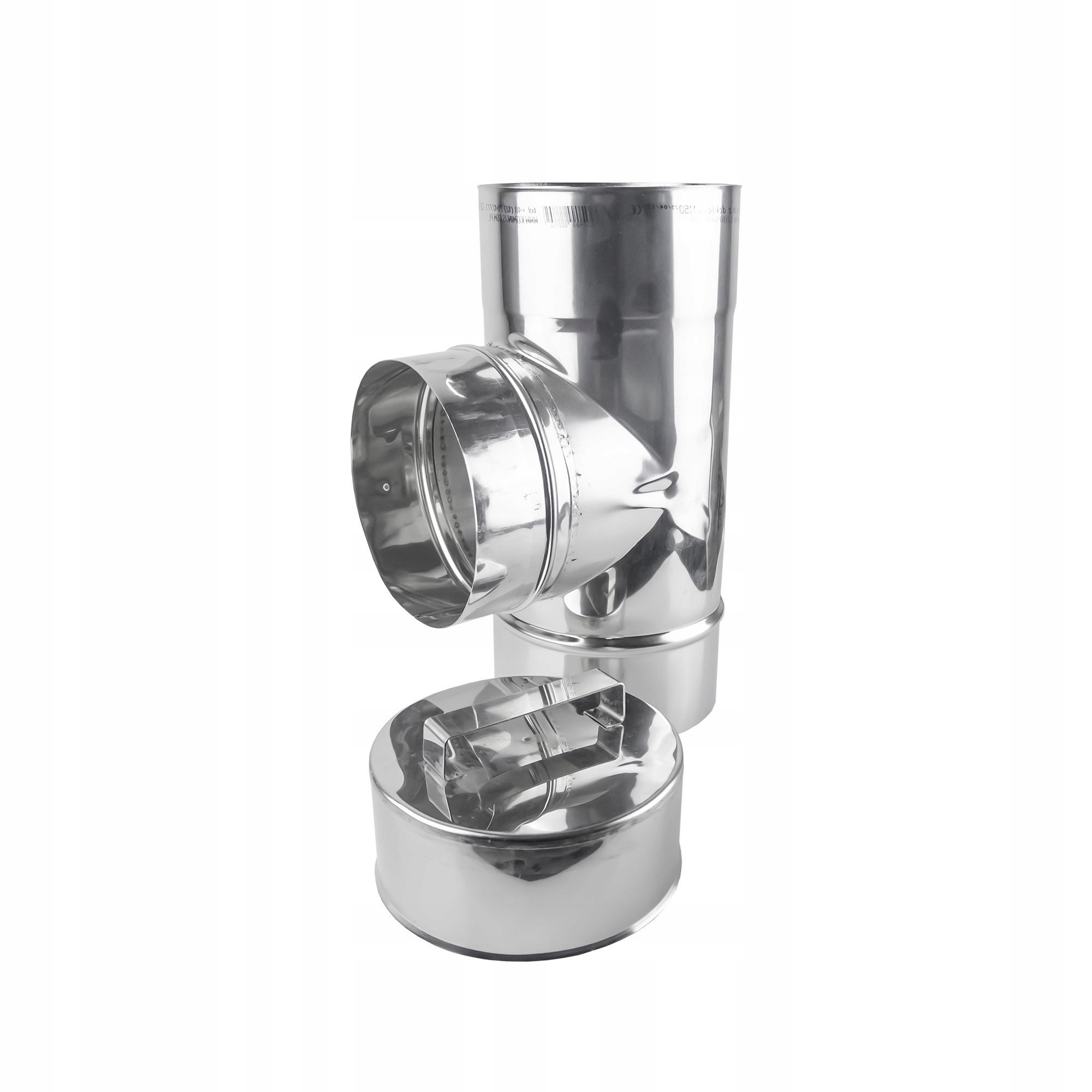 Ks trojhranná čistička s komínovým krytem kyselinovzdorná, průměr 130 mm, 0,8 mm