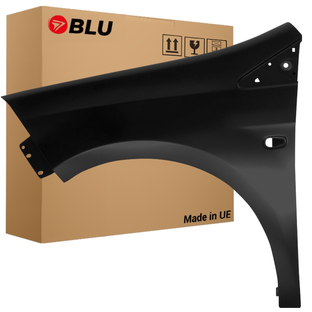 Blu Blatník Fiat Bravo 891B levý černý 07-14 přední SchwarzProvoker