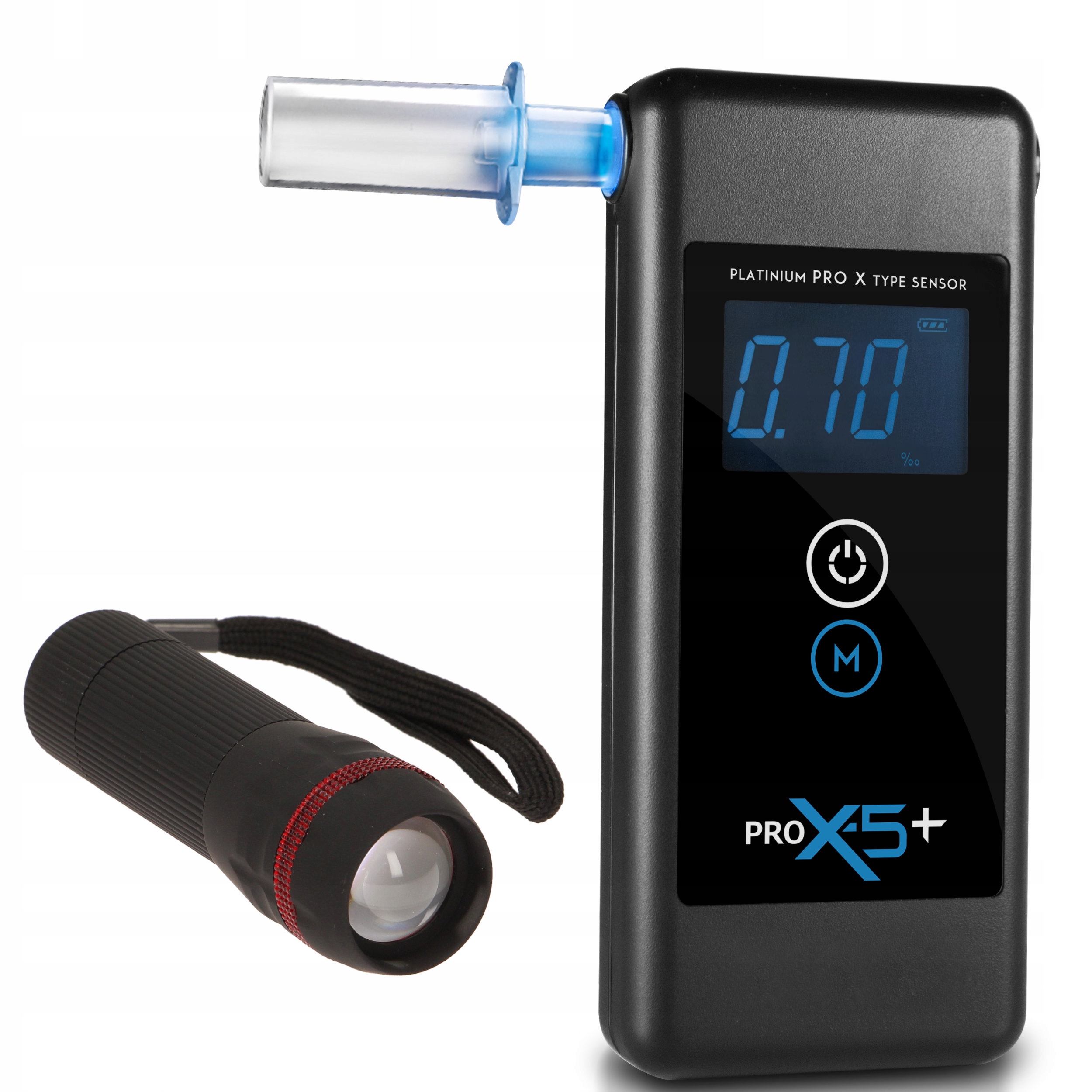 

Precyzyjny Alkomat Pro X-5 Plus Platynowy Sensor