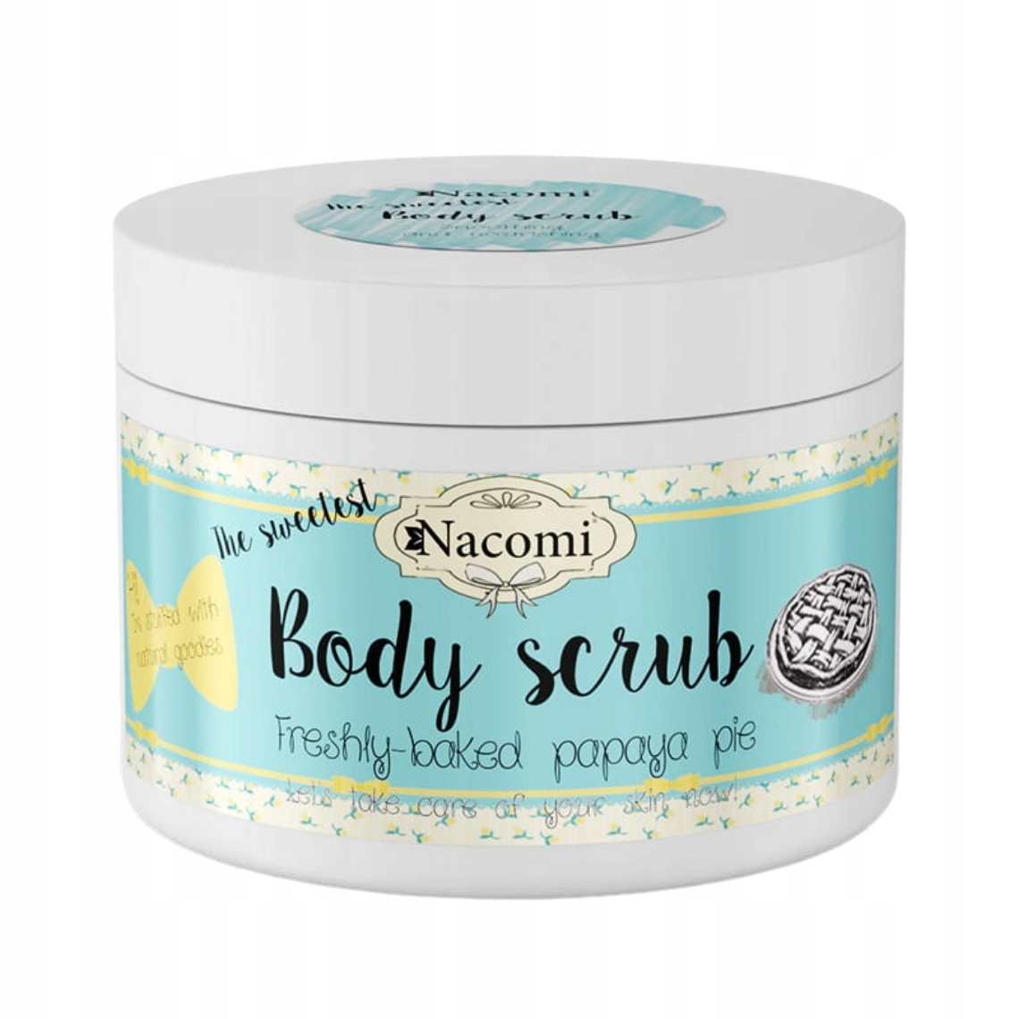 Nacomi, Peeling do ciała - ŚWIEŻE CIASTO Z PAPAJĄ,