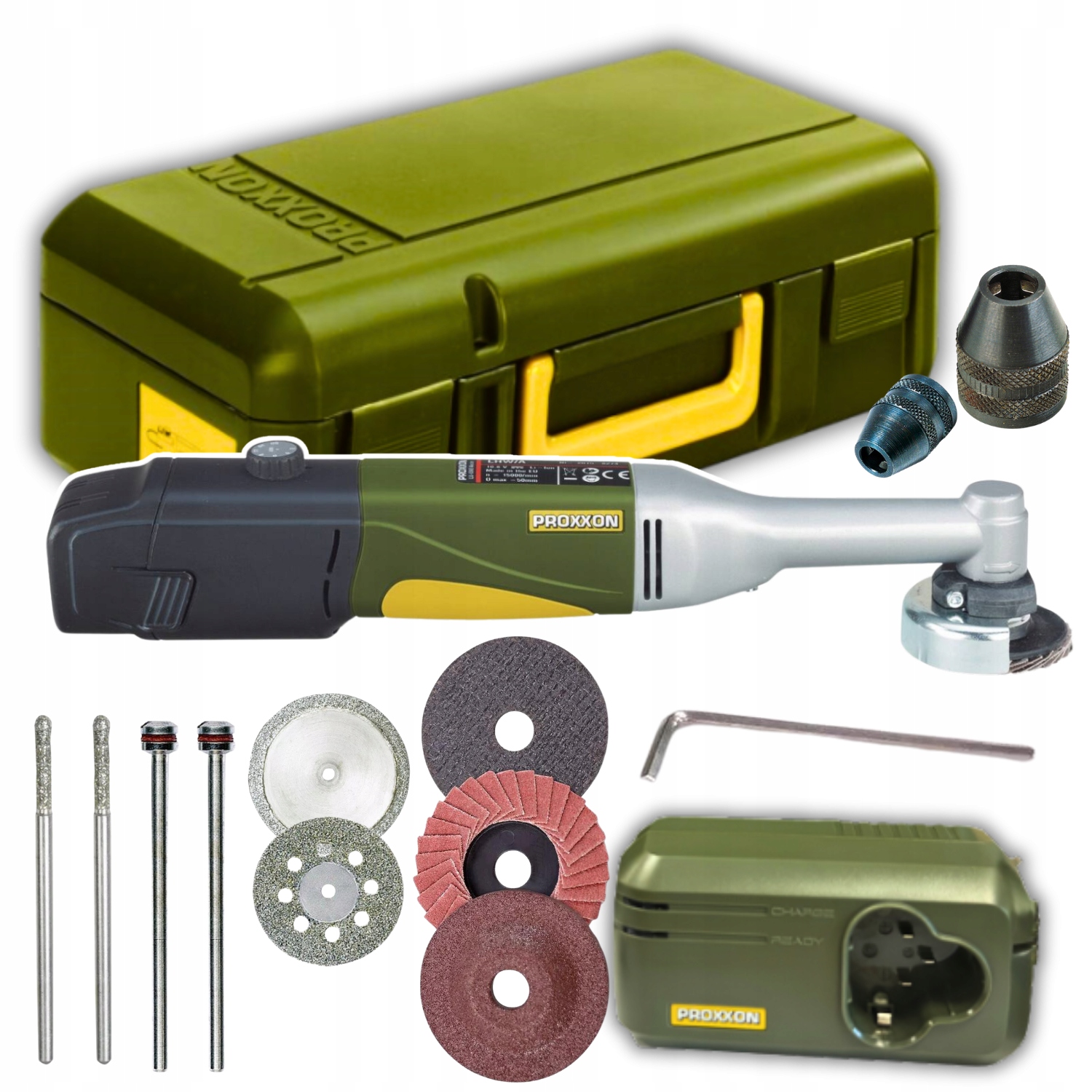 Szlifierka kątowa Proxxon Lhw/a PR29815 Mini szlifierka z tarczami do gresu