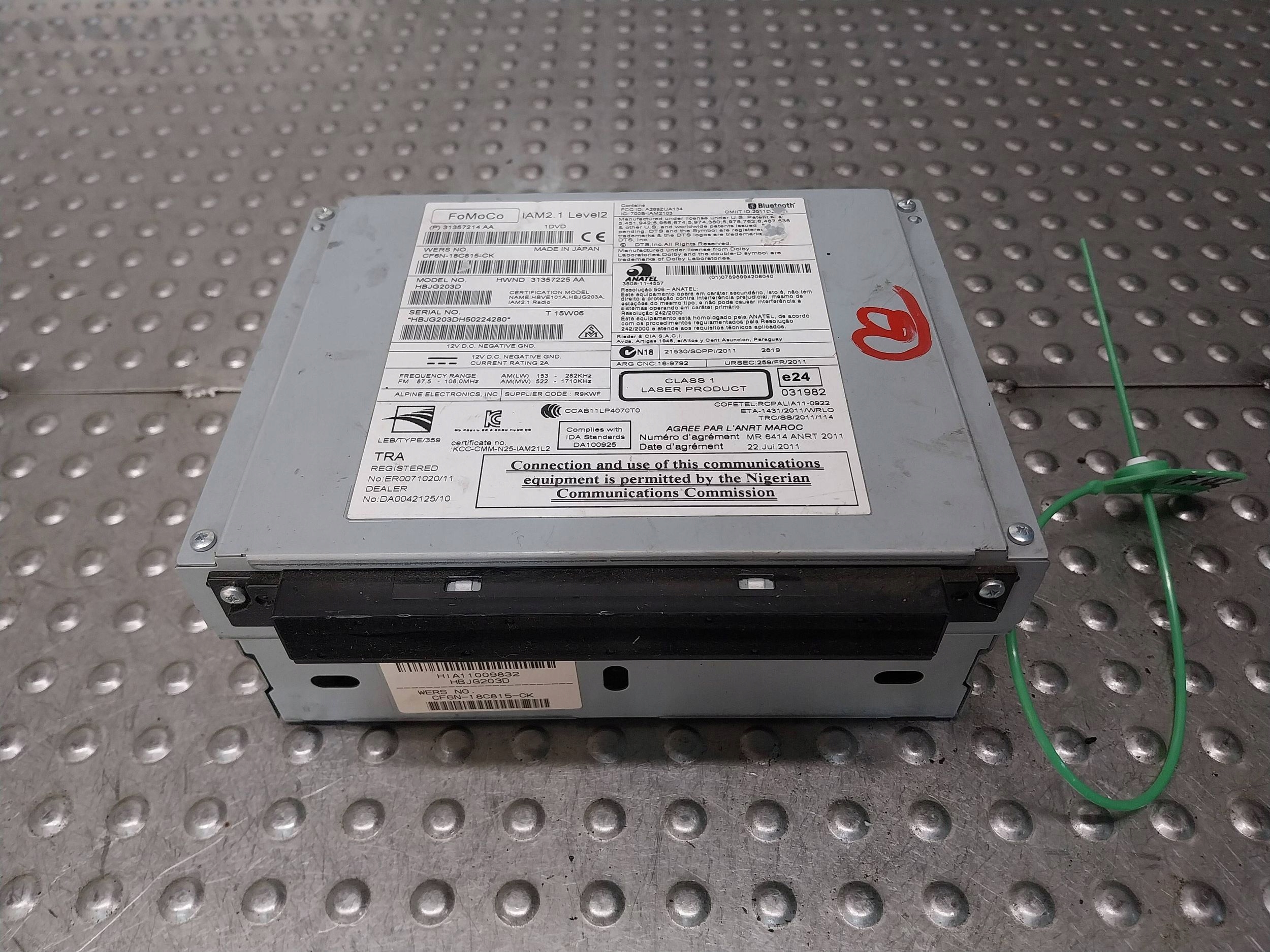 player RADIO navigation 31357214AA VOLVO S60 II
