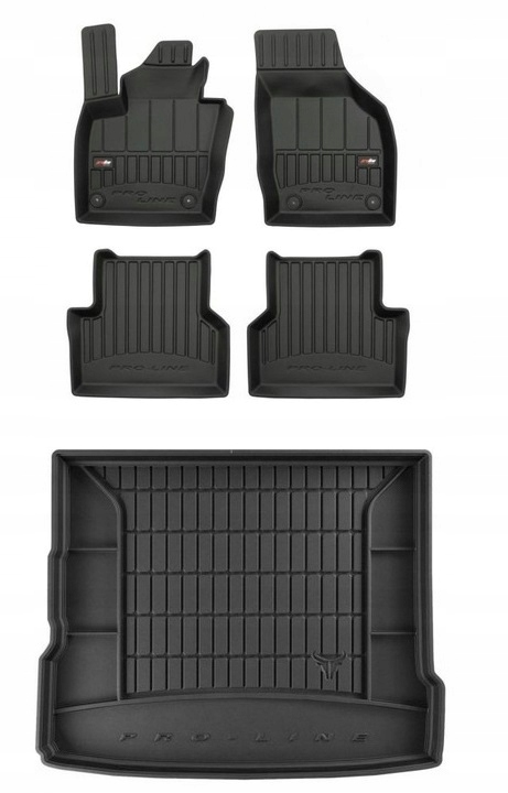 Set 3D Koberce a rohož do kufru Audi Q3 1 2011-2018 G