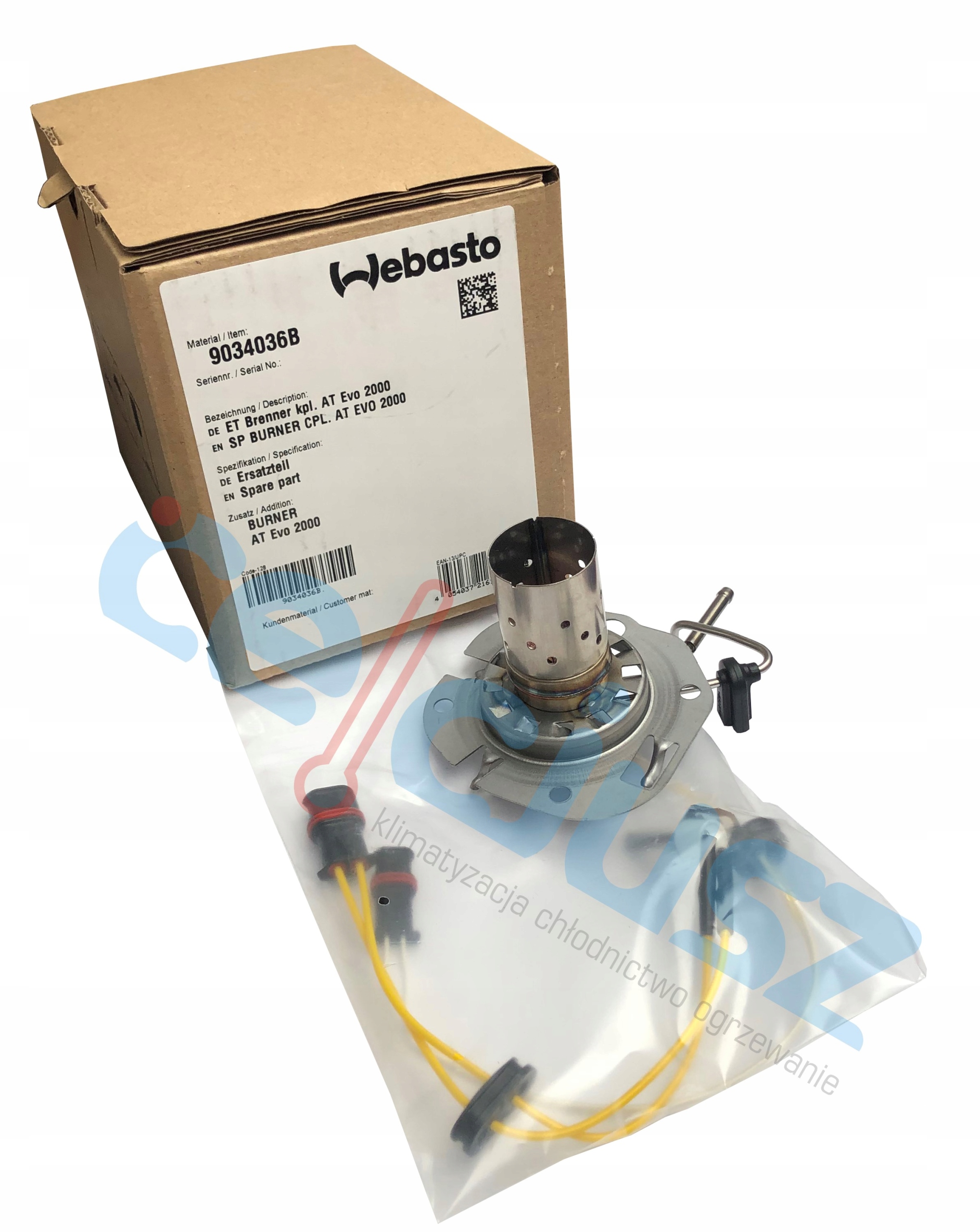 9034036B - Пальник-комплект в комплекті Air Top EVO 2000 Volvo