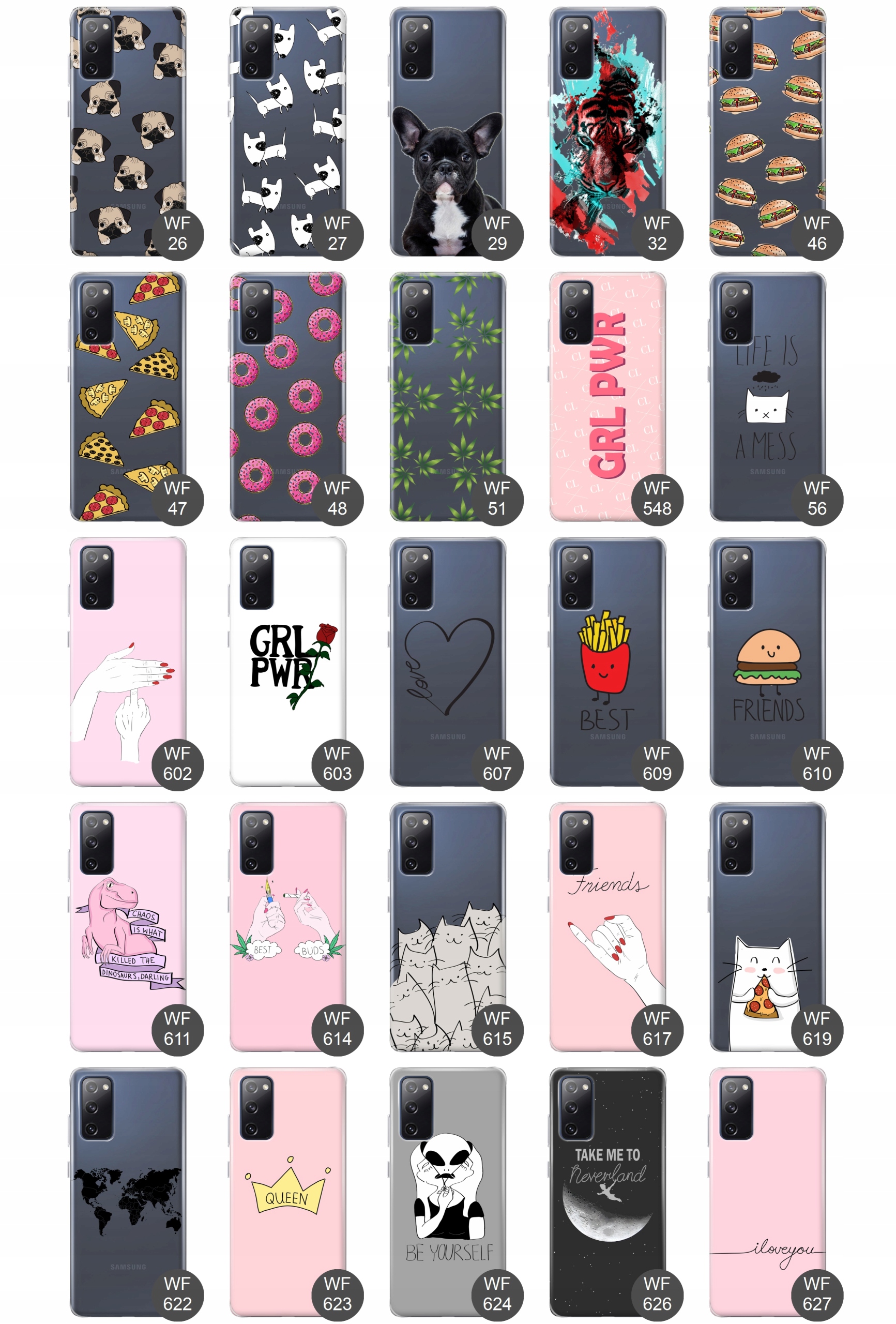 Etui do Samsung S20 FE slim case guma wzory