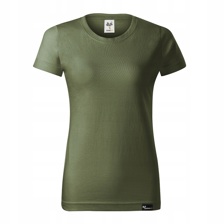 

KT00 - L / Koszulka bawełniana damska khaki olive