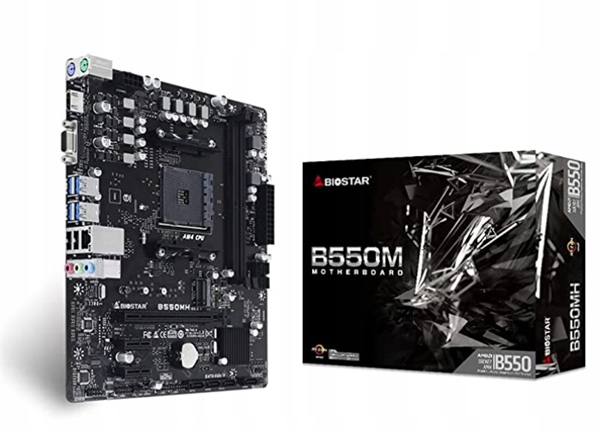 Biostar Main Board B550MX/E Pro, Soc AM4, DDR4, Hdmi, D-Sub, DVI B550MX…