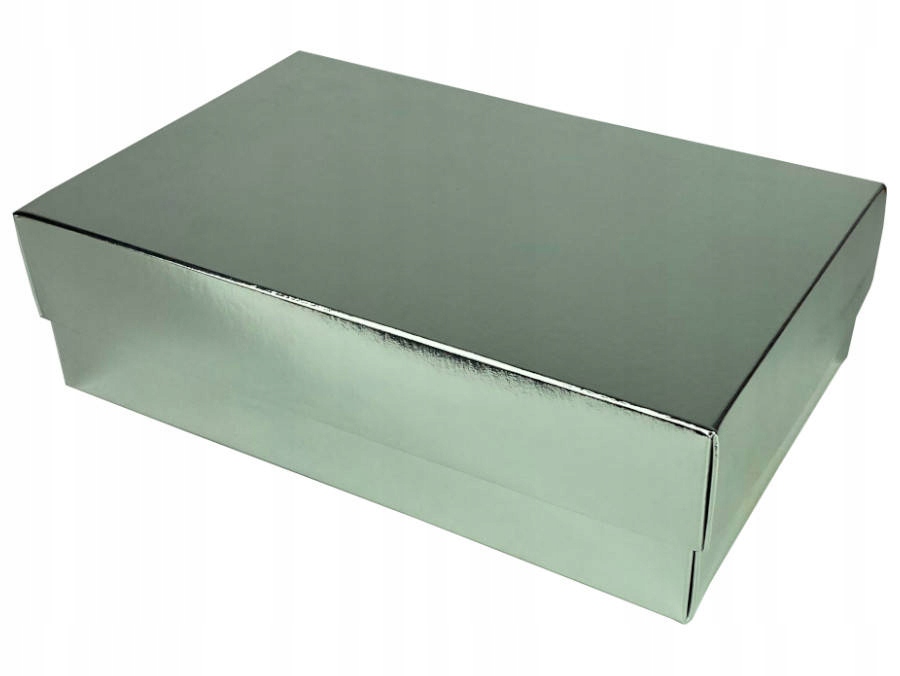 

Pudełko Laminowane Srebrne 255x160x75 mm