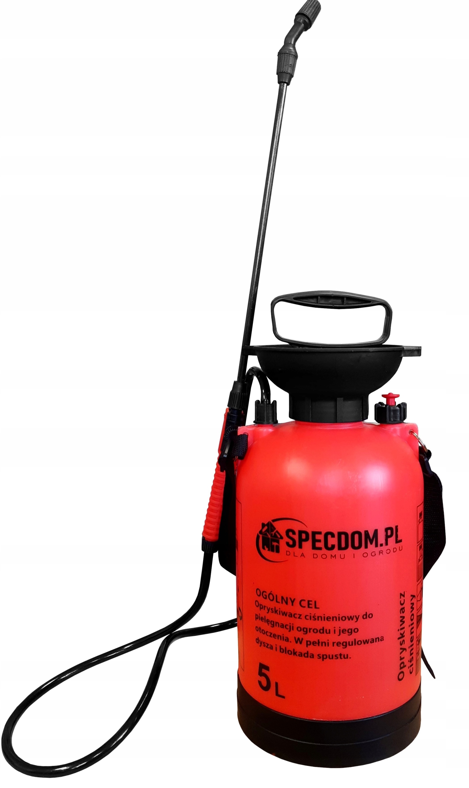 OPRYSKIWACZ CIŚNIENIOWY OGRODOWY RĘCZNY DŁUGA LANCA 5L SPECDOM