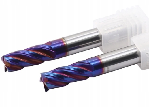 Frez węglikowy fi 4 mm, 4 piórowy