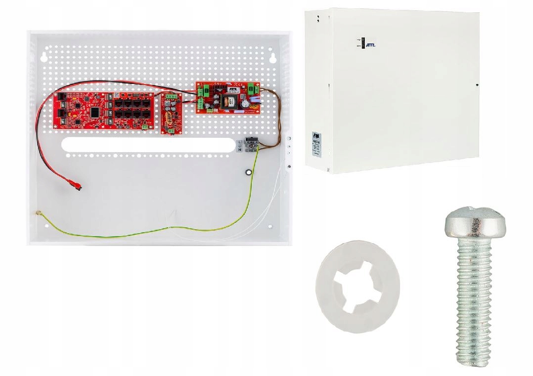 Switch Poe Atte IPUPS-8-20-H, Napájací Zdroj 72W, Puzdro