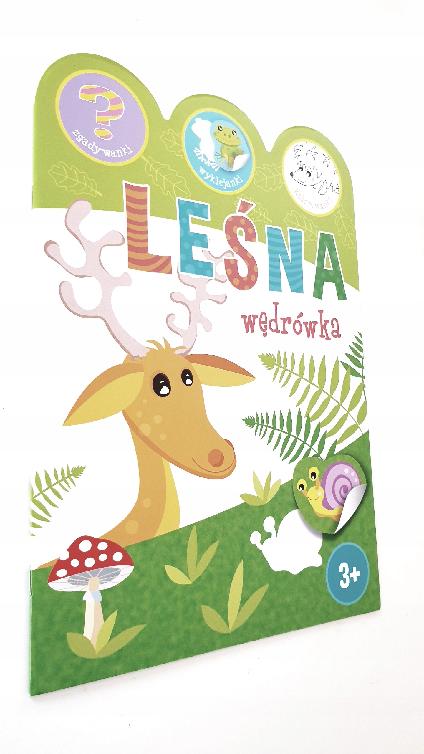 Leśna wędrówka. Zgadywanki, wyklejanki,