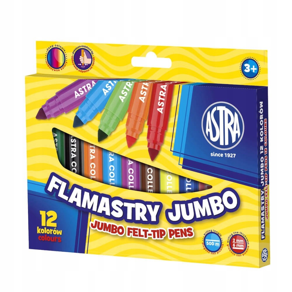

Astra Grube Flamastry Jumbo