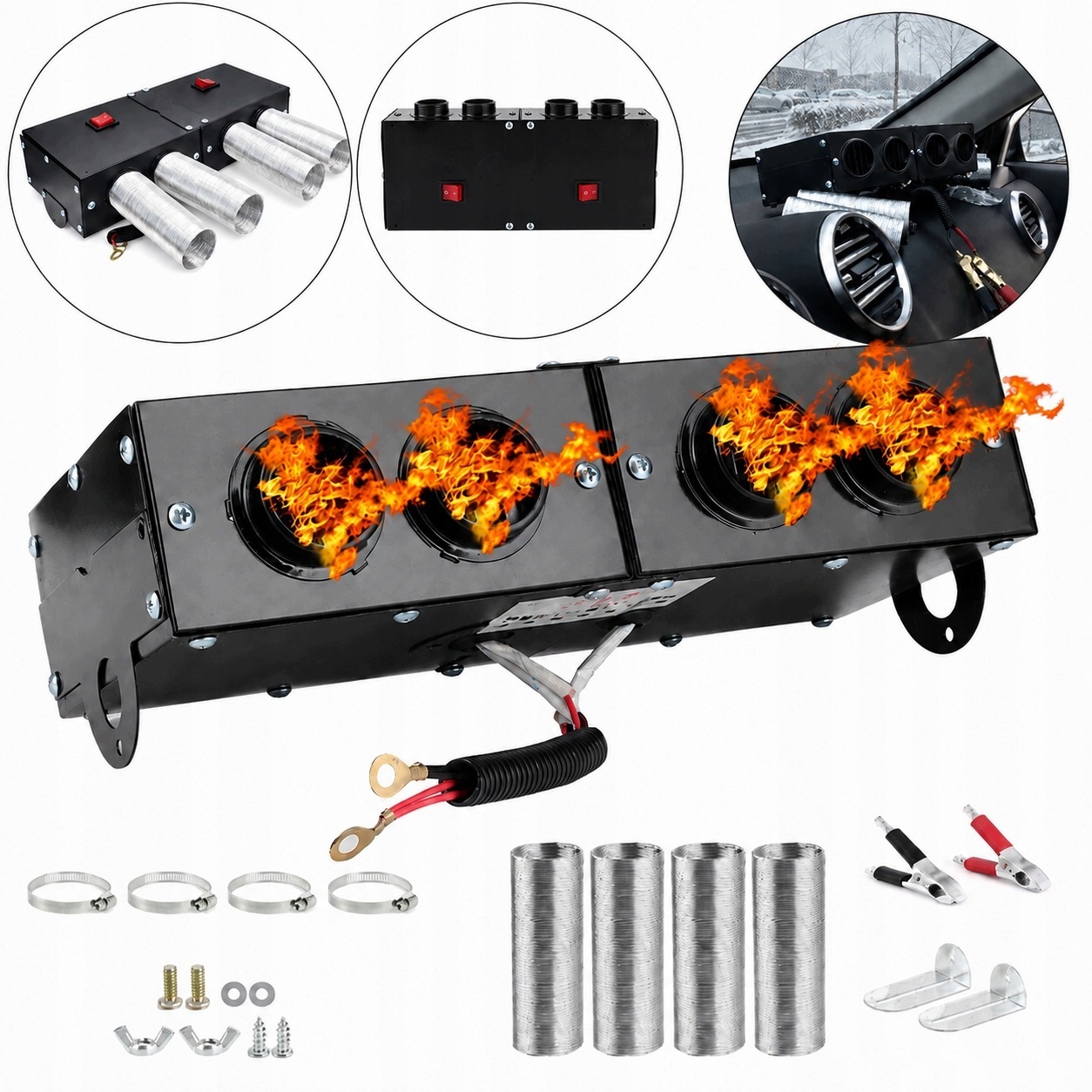 Automobilová Ohřívač Auto 24V 800W