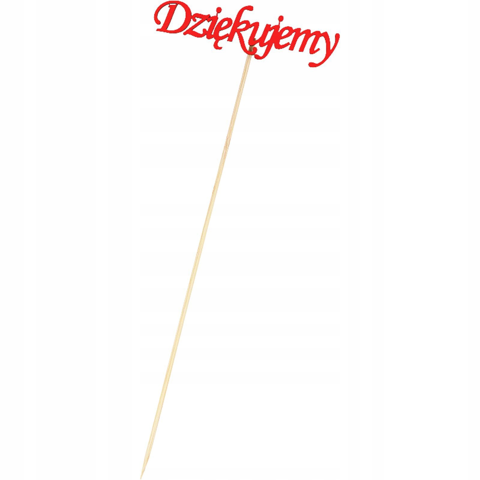 TOPER DEKORACJA TORT KWIATÓW DONICZKI DZIĘKUJEMY k Marka Profi ID