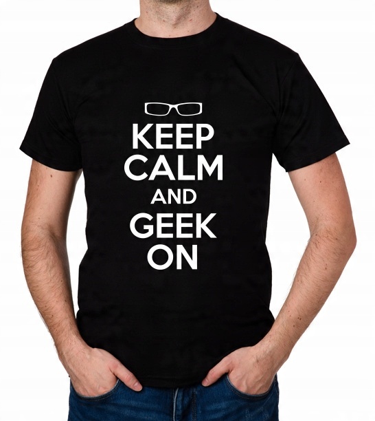 

koszulka Keep Calm And Geek On prezent