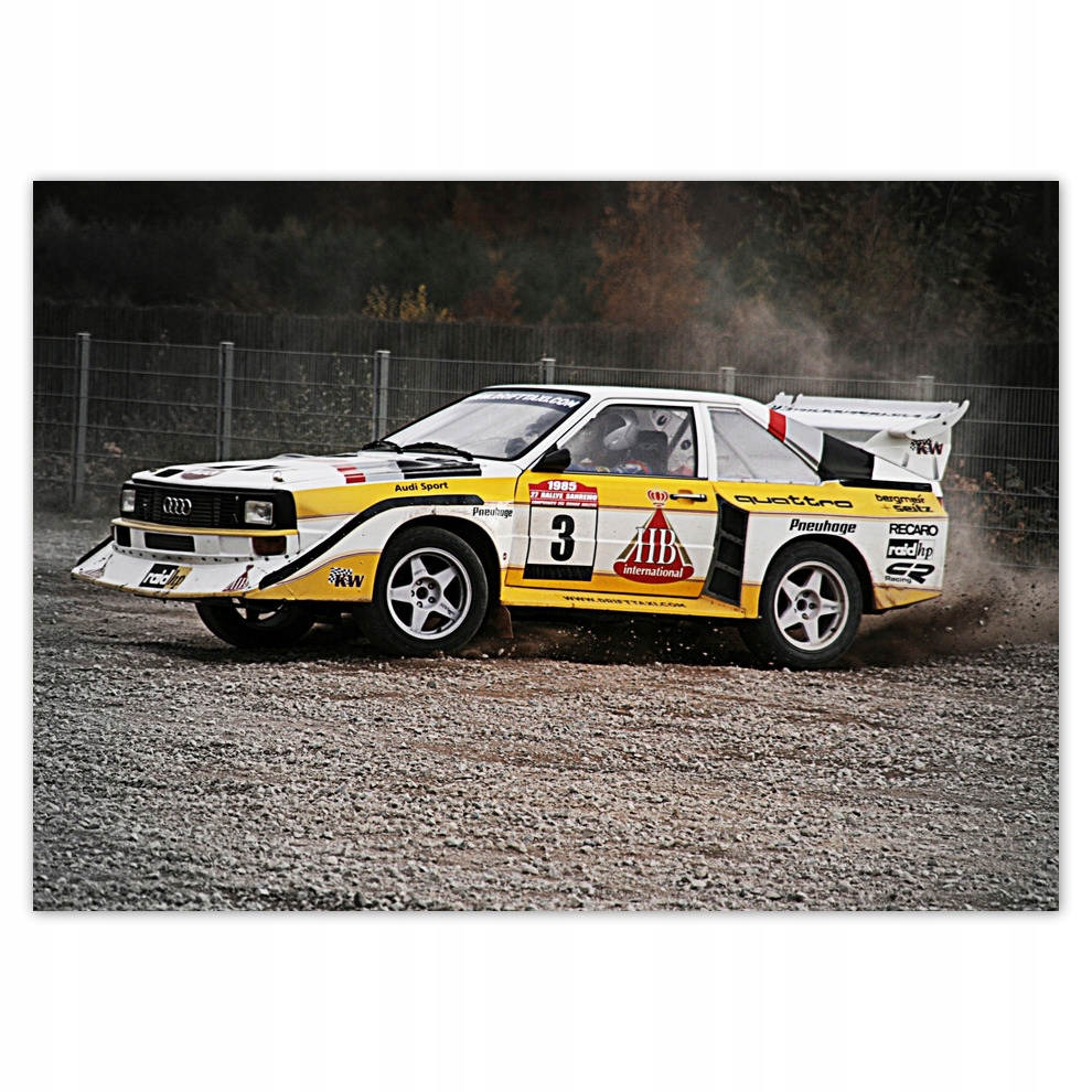 

Plakaty 70x50 Audi Quattro Drift bokiem
