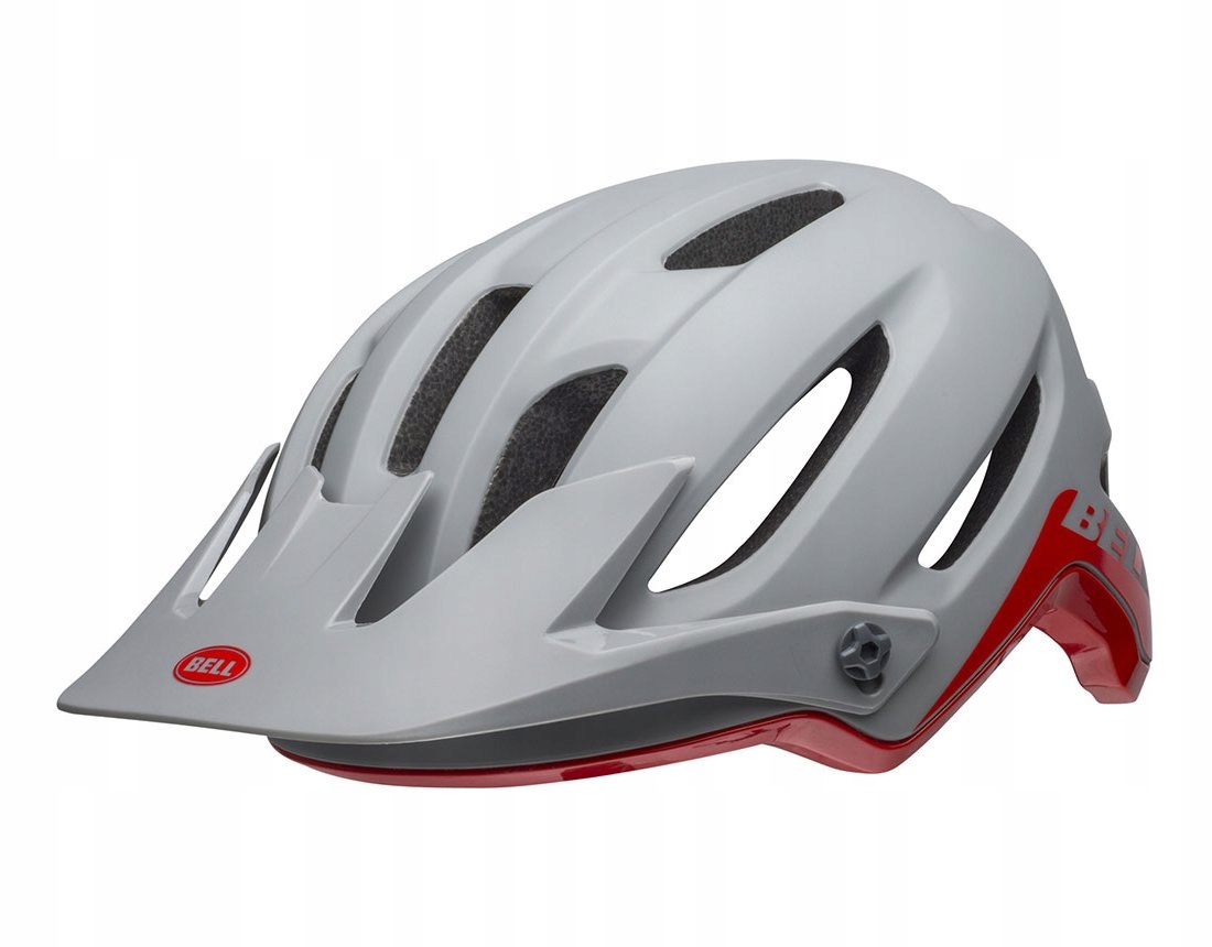 Kask mtb Bell 4FORTY Mips cliffhanger matte gloss gray crimson M 55-59cm