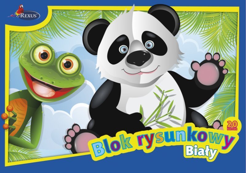 

Rexus Blok Rysunkowy Biały A4 20 Kartkowy
