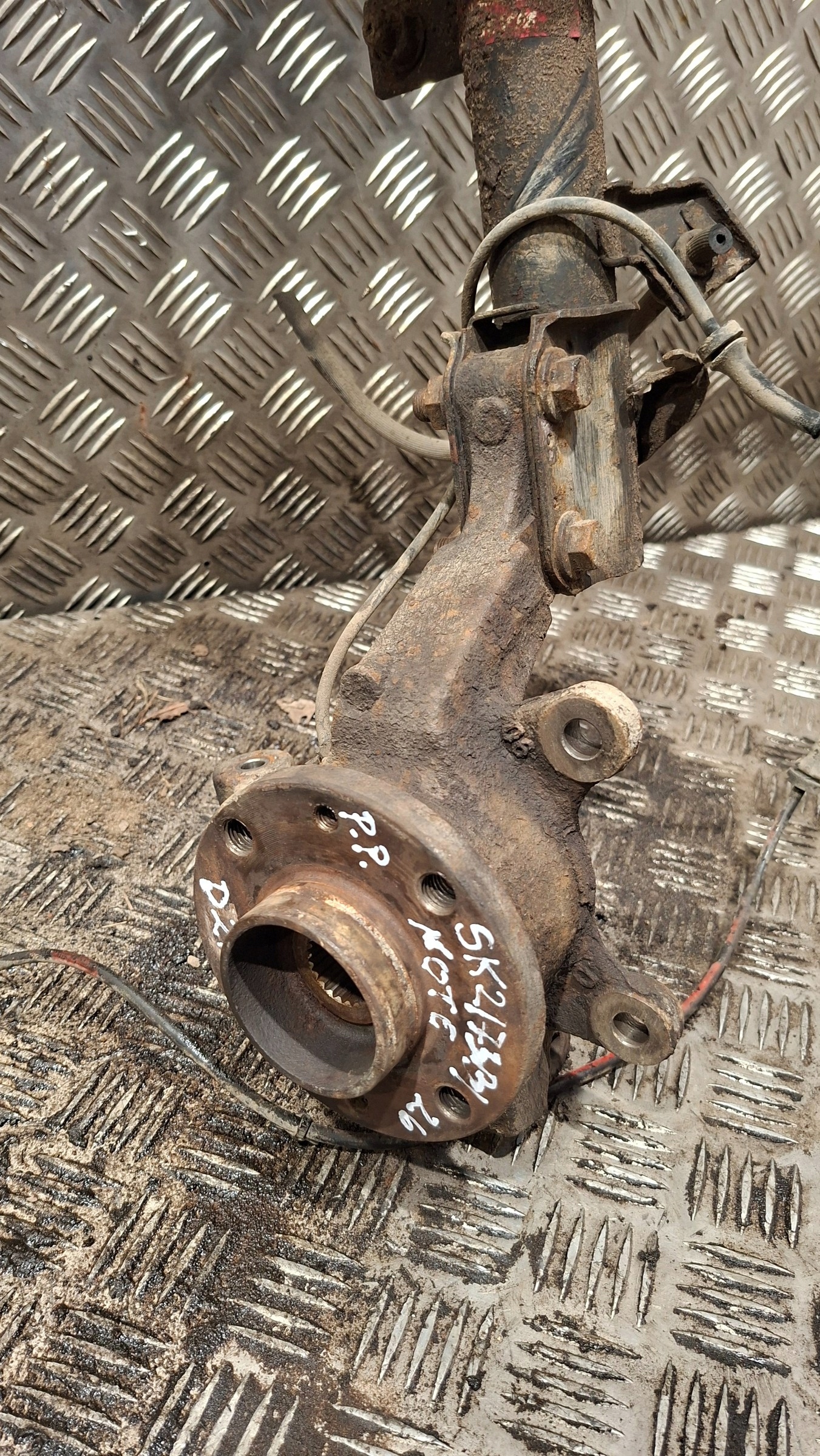shock absorber swing right front NISSAN NOTE 1.2