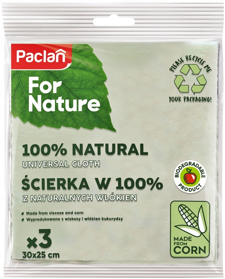 

Sciereczki Kuchenne Wiskoza Kukurydza Paclan 3 szt