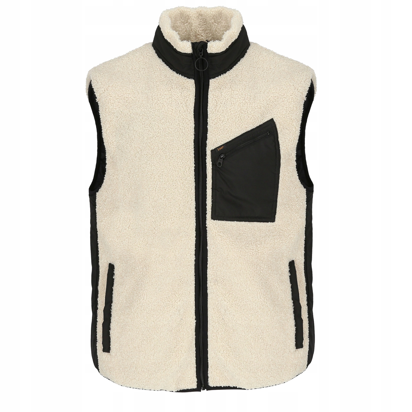 Pánská vesta Lee Sherpa Gilet Off White L87VVFMK M