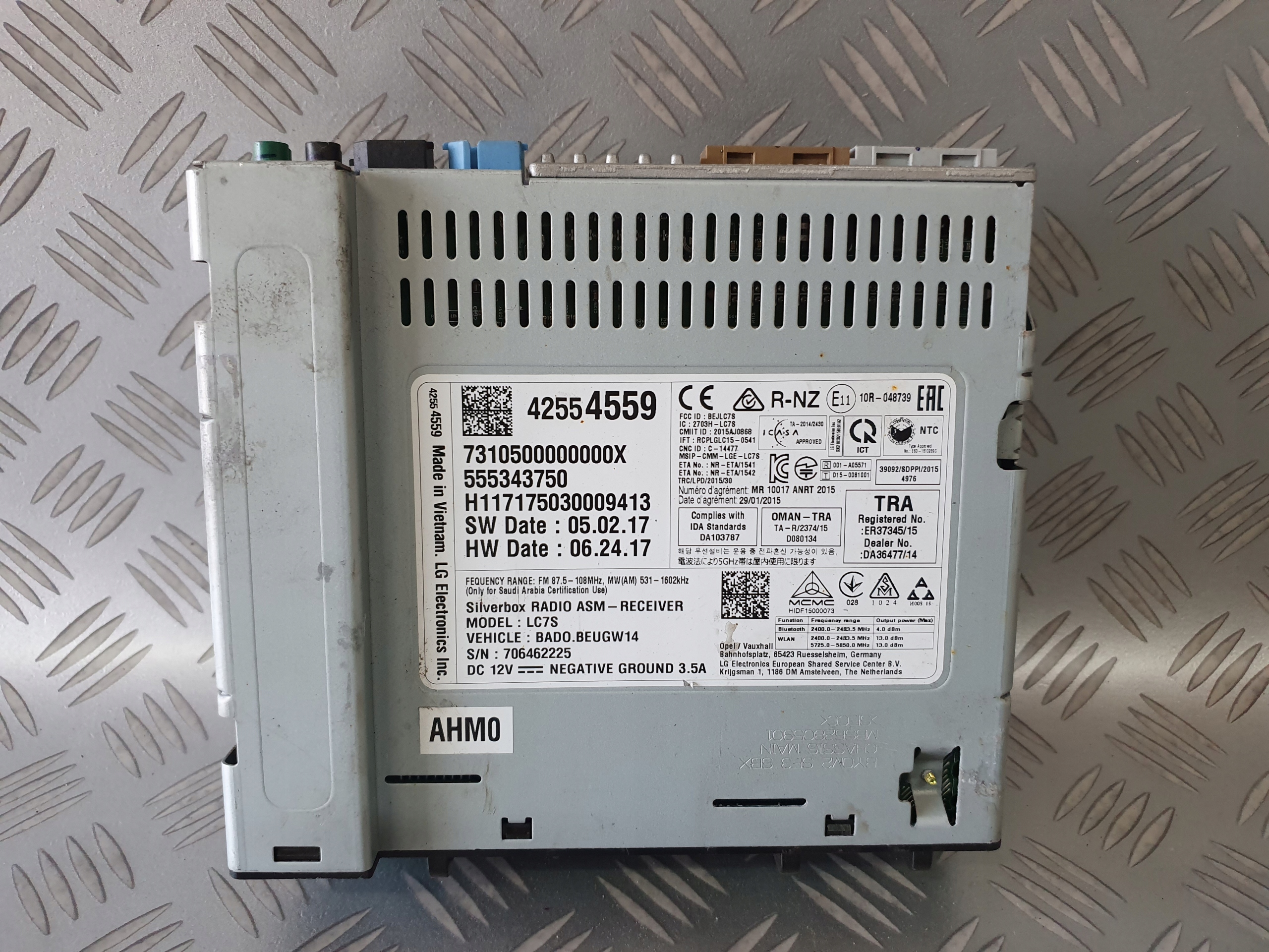 RADIO SYSTEM AUDIO OPEL ATRA K 42554559