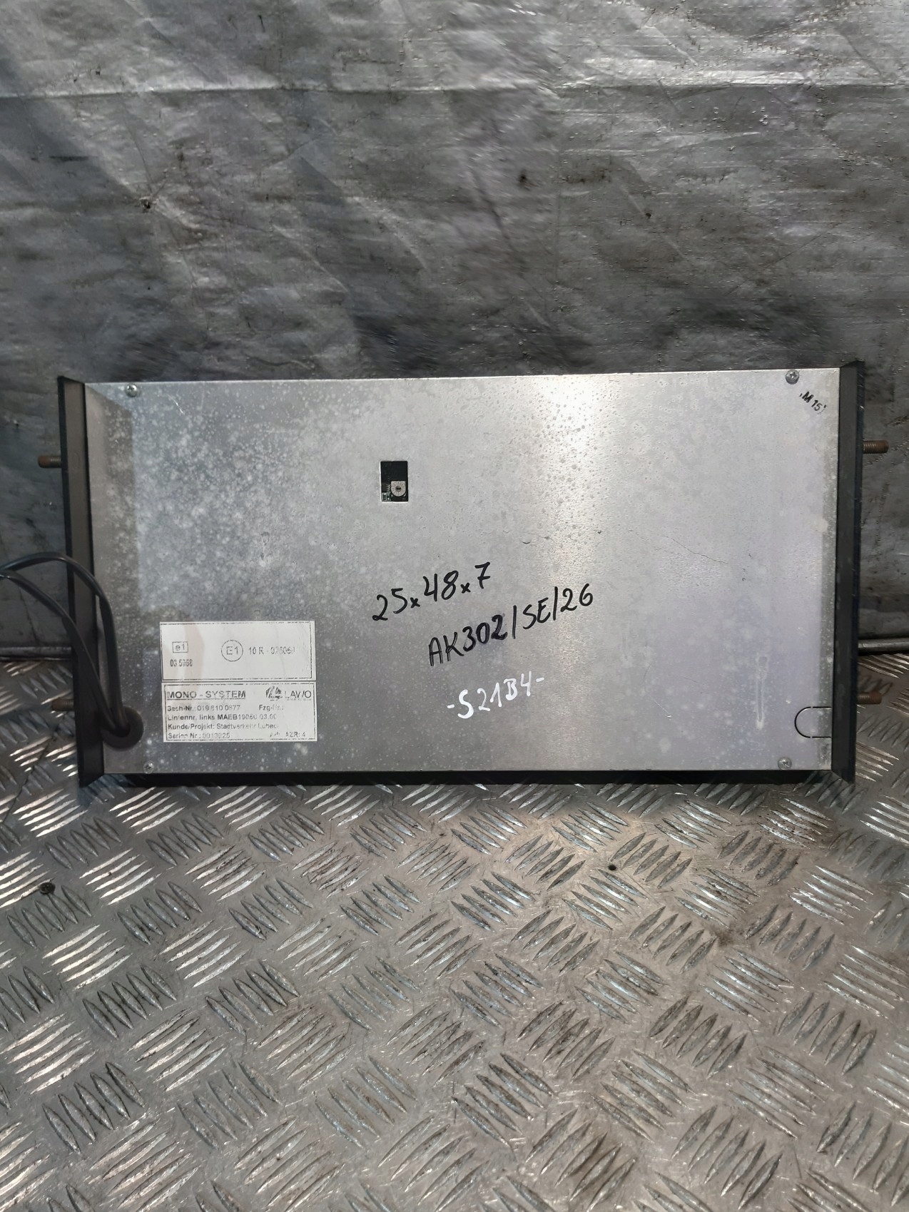 display LAWO MAEB19050-03.00 MONO SYSTEM