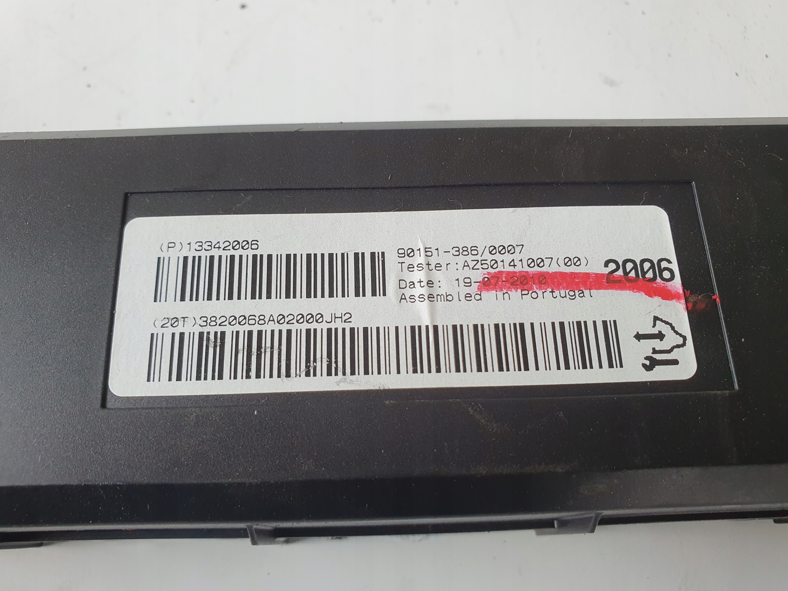 OPEL MERIVA B Module Bouches buses Climatisateur air conditionné 13342006