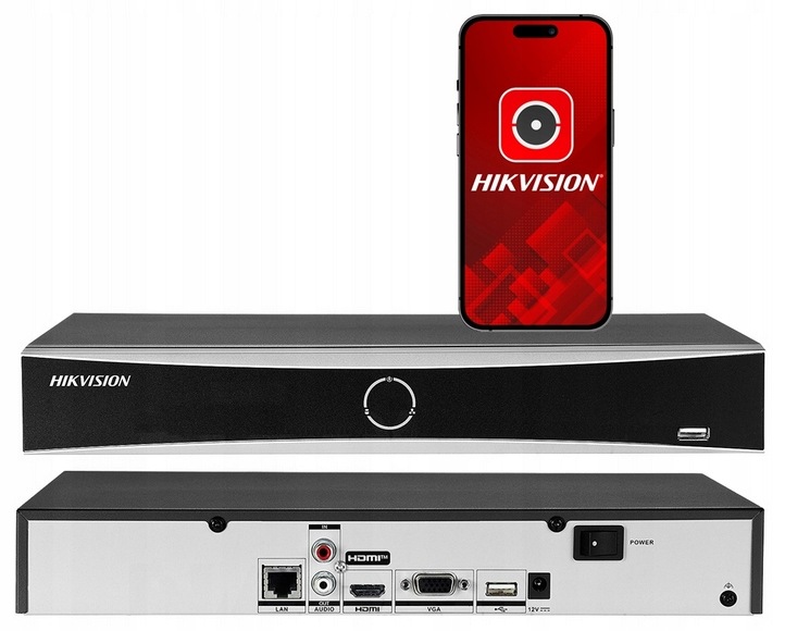 Ip rekordér DS-7608NXI-K1 až 12MPx AcuSense Hikvision 8-kanálový
