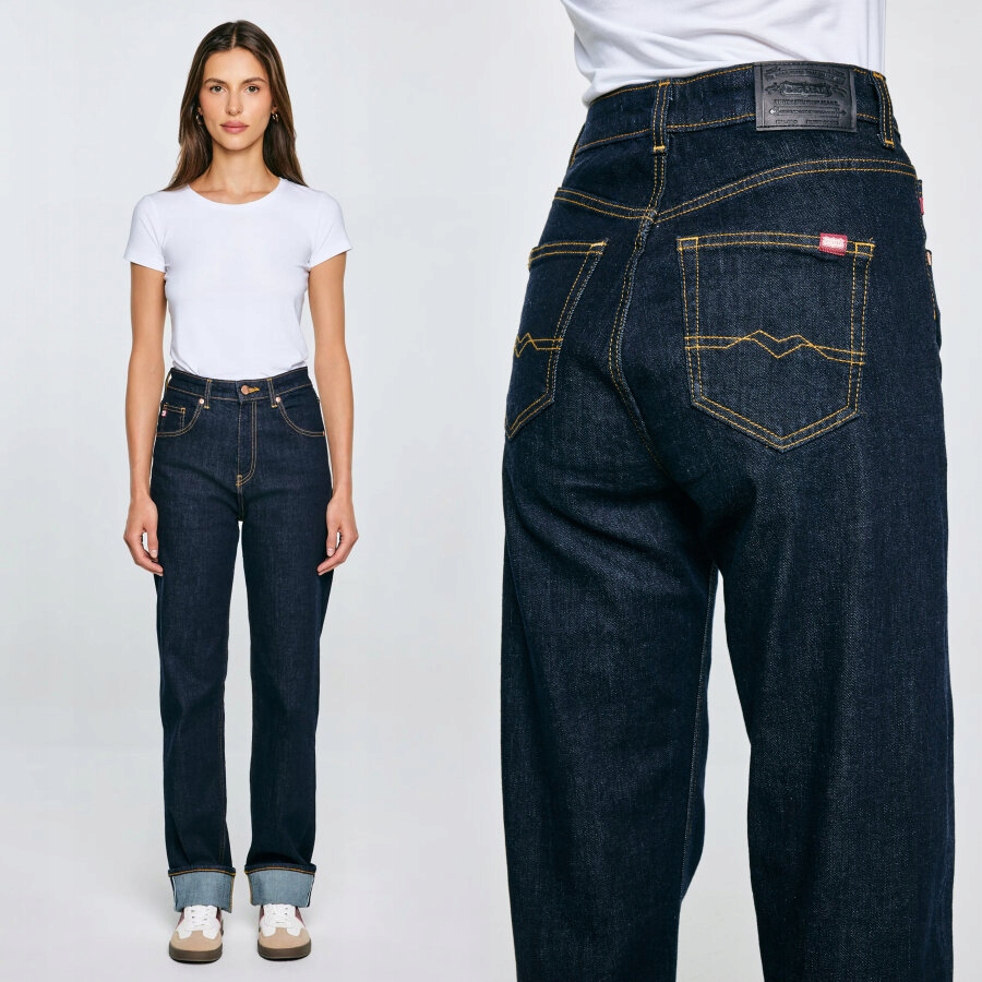 Big Star Dámské Džíny Tmavě Modré Avril 799 W29 L30