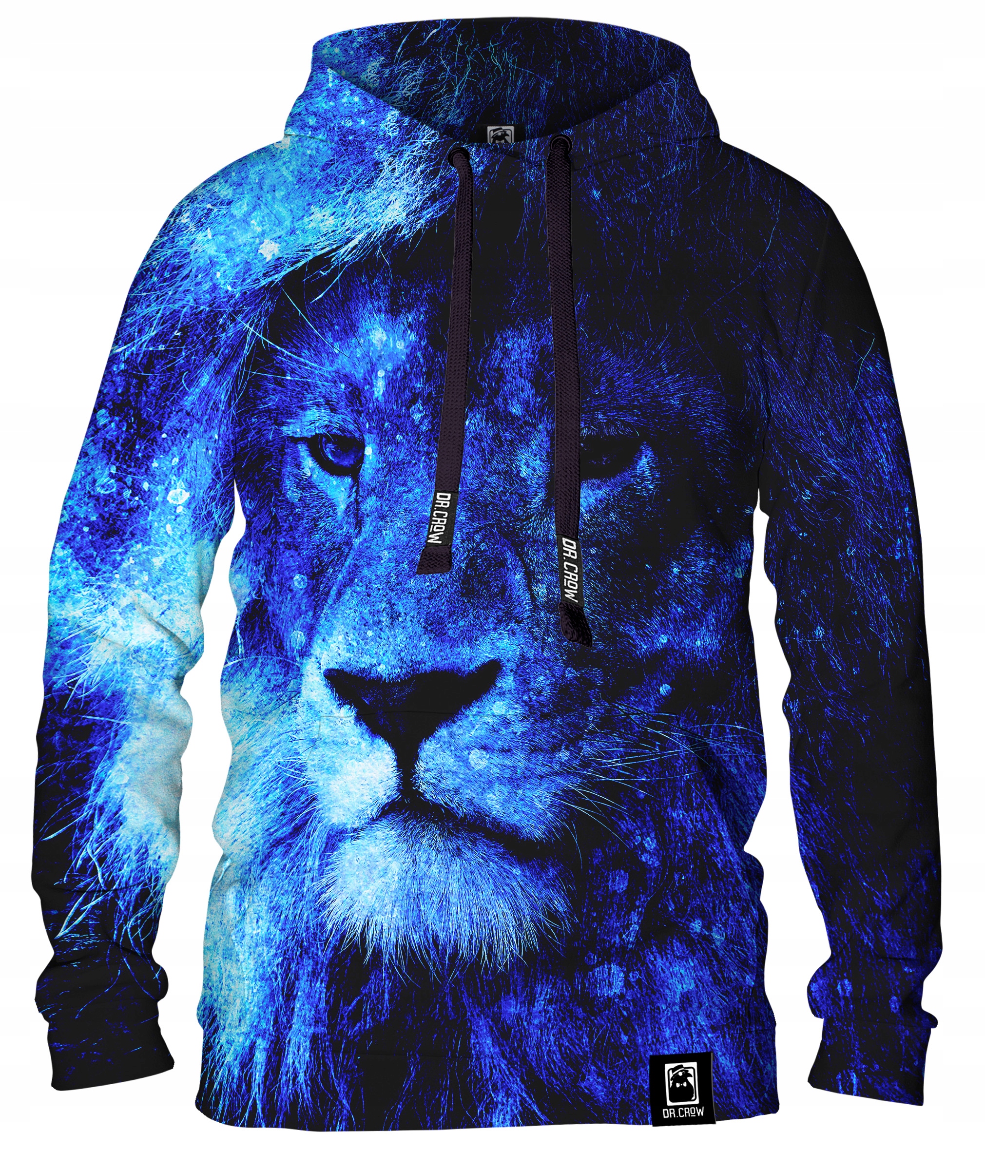

M Bluza Z Kapturem Print Dr.crow Shining Lion L