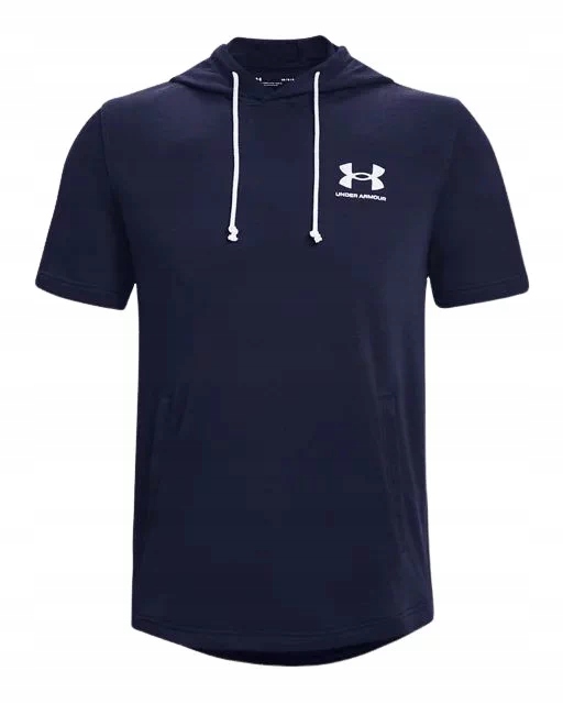 Koszulka Męska Rival Terry Short Sleeve Hoodie Under Armour S
