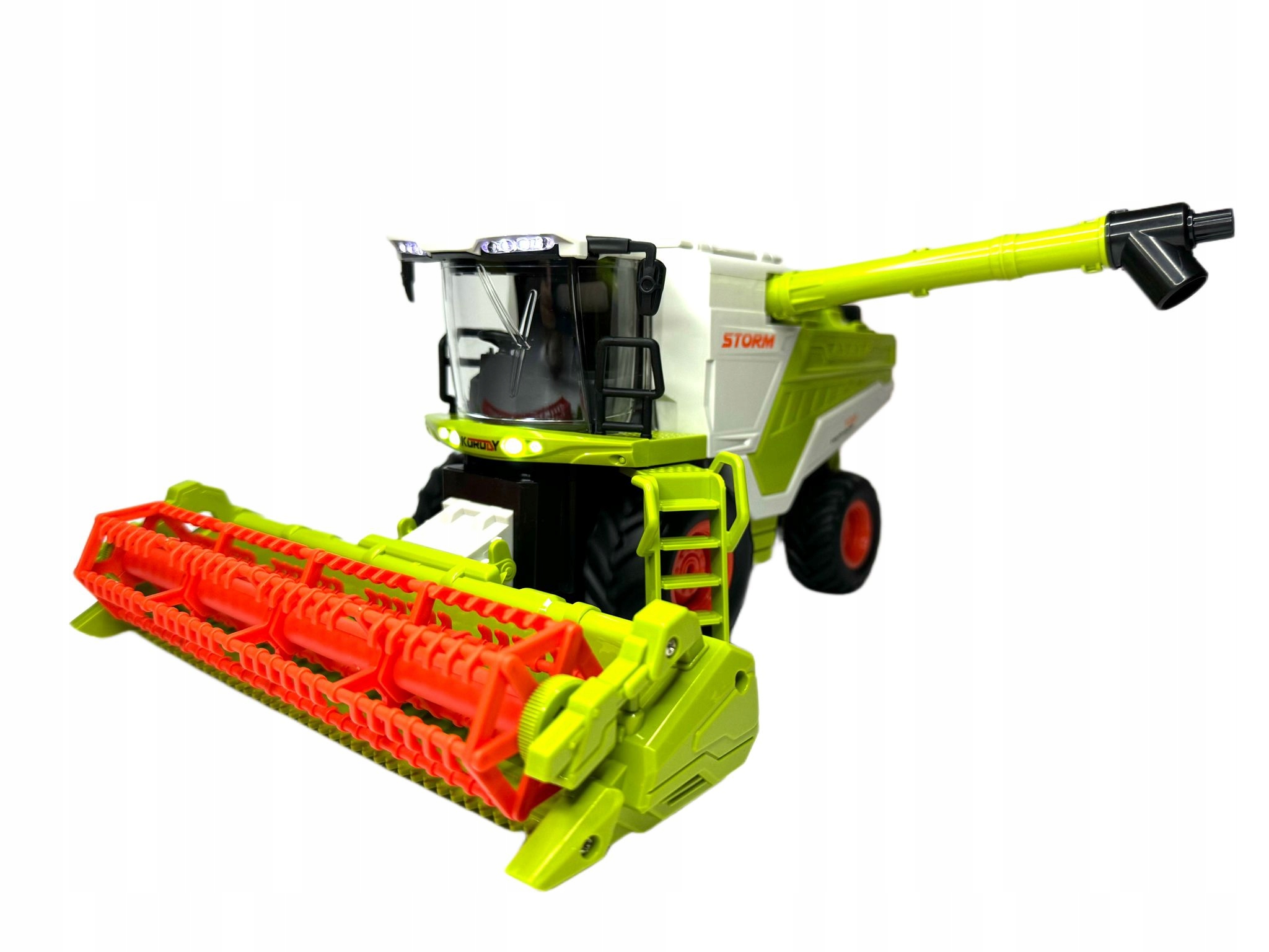 KOMBAJN ZDALNIE STEROWANY RC PILOT DYM ŚWIATŁA DŹWIĘK