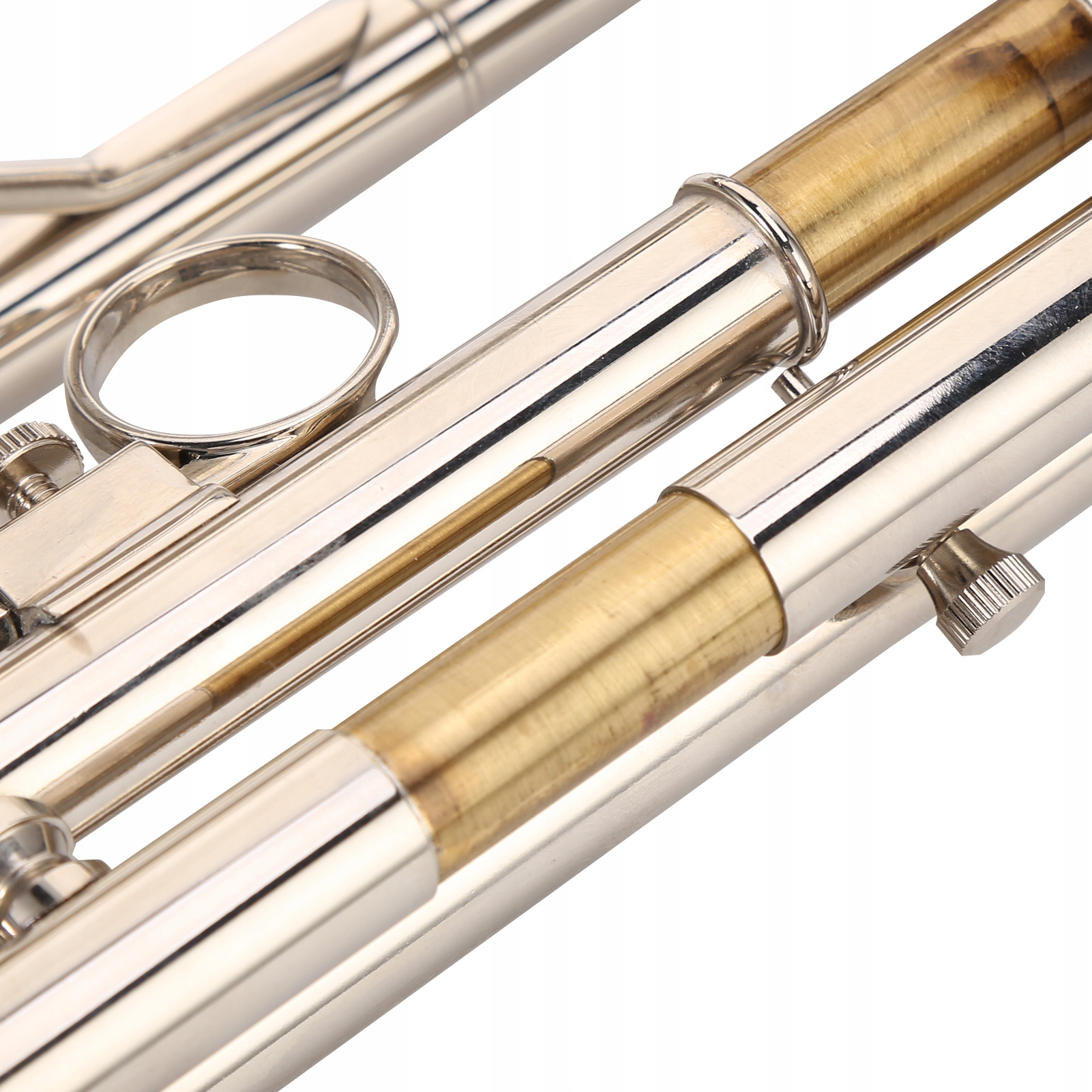 Standardowa trąbka Bb z posrebrzanym ustnikiem Marka bez marki