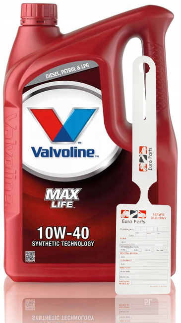 

Olej Valvoline Maxlife 10W40 10W-40 5L A3/B4 Sn/cf