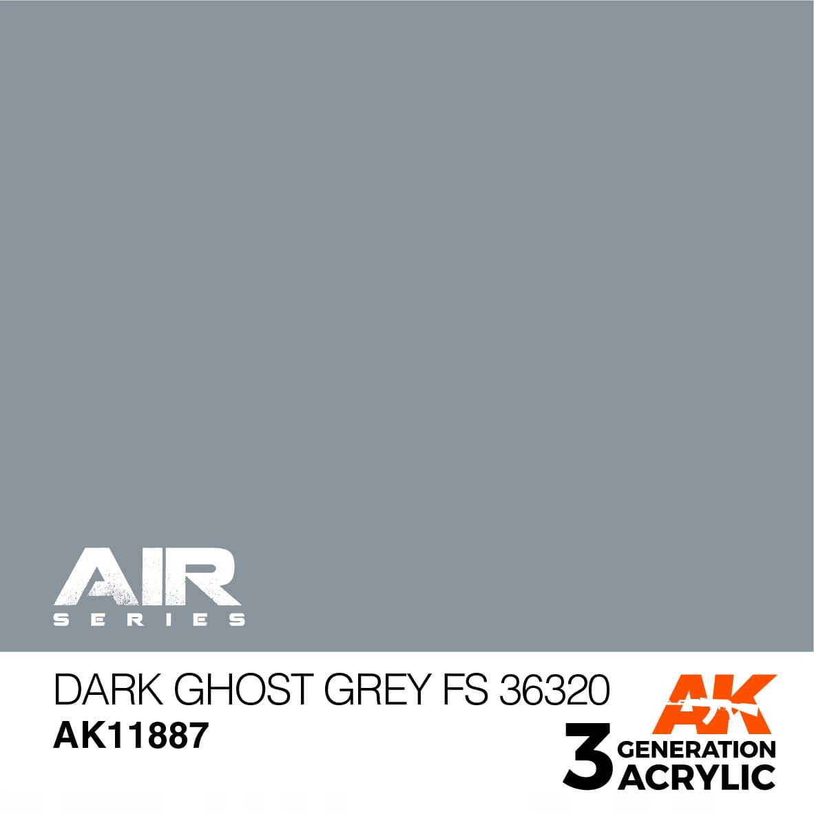 Ak Interactive 11887 Farba akryl Dark Ghost Grey